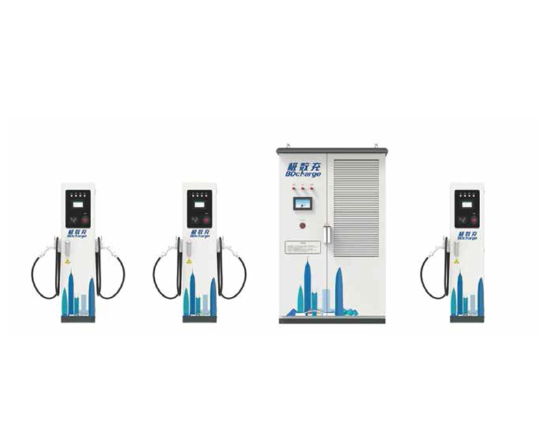 海南300KW分体式直流桩五枪